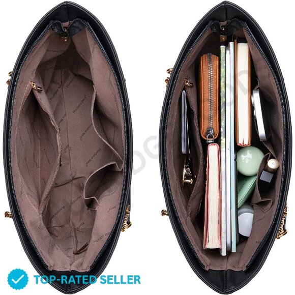 Brand New MontanaWest Tote Black Chain Top-handle - Picture 4 of 4